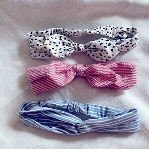 3 fabric headbands, Old Navy